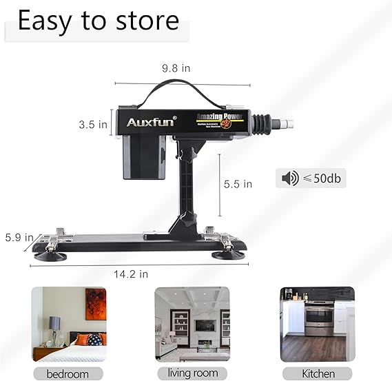 Sex Machine Dildo Machine with Realistic Dildo,Fuck Machine for Women with 3XLR Connector,Thrusting Sex Machine for Man,Adult Toys Sex Toy with 8 Accessories - Image 2